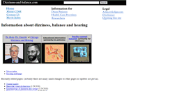 Desktop Screenshot of dizziness-and-hearing.com